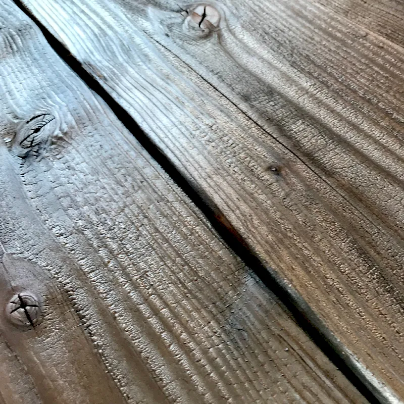 Lames bardage bois brulé 