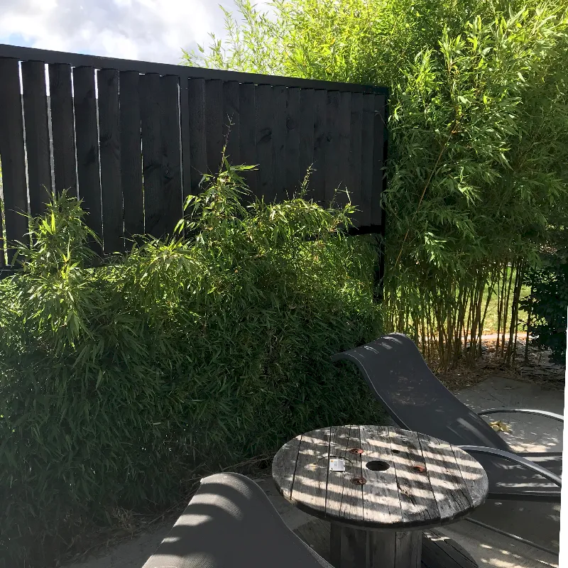 Claustra Bois Brûlé claire voie